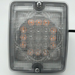 LED  ""NORGE LYGTE"" Position, stop og blinklygte, 24V, 21 stk. LED. 2,5m ADR kabel.130x110x45mm