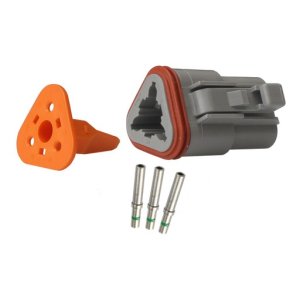 3-polet DEUTSCH stik, 1 stk. hunstik