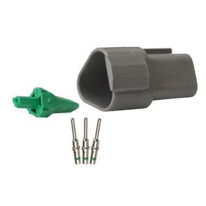 3-polet DEUTSCH stik, 1 stk. hanstik