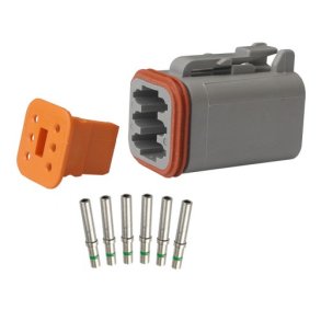 6-polet DEUTSCH stik, 1 stk. hunstik