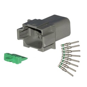 8-polet DEUTSCH stik, 1 stk. hanstik