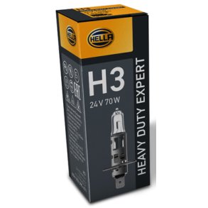 Halogen pre H3 24V/70W PK22S Double power