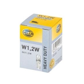 Glassokkel pre 24V 1,2W W5W W2X4,6D Heavy Duty