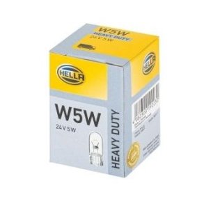 Glassokkel pre 24V/5W W5W W2,1x9,5D Heavy Duty