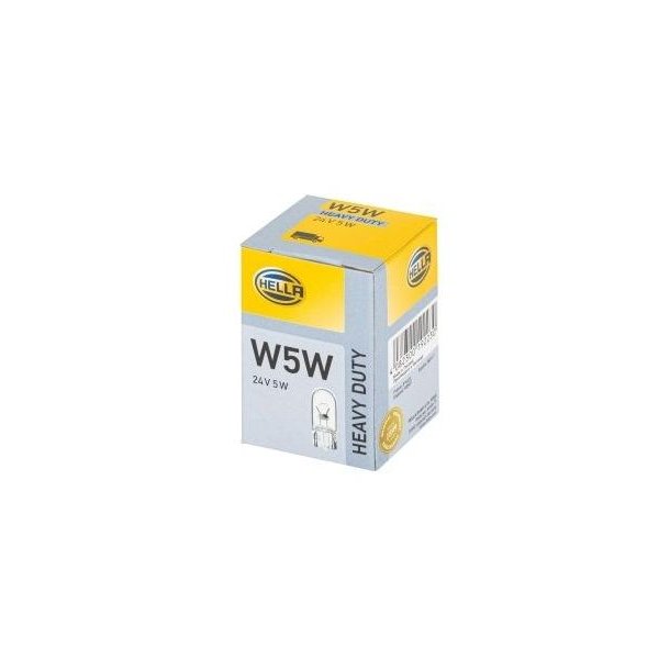 Glassokkel pre 24V/5W W5W W2,1x9,5D Heavy Duty