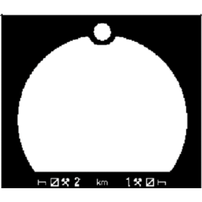 1318 frontring for Merc-Benz firkantet sort