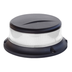 Ultra kompakt LED blink, Klar glas/Gul blink, 12/24v, Fastmonteret, R65