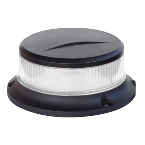 Ultra kompakt LED blink, Klar glas/Gul blink, 12/24v, Fastmonteret, R65