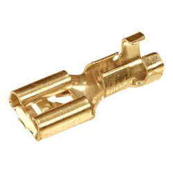 Fladstik uisoleret hun med ls 6,3 mm. 2,5-6,0kv (100 stk)