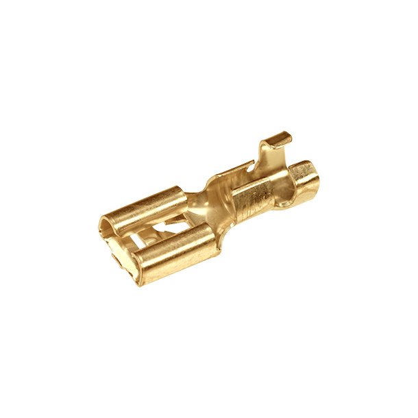 Fladstik uisoleret hun med ls 6,3 mm. 2,5-6,0kv (100 stk)