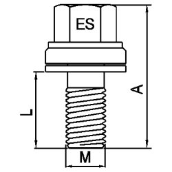 Lseboltst Special L=44 19 / 12 x 1,25 