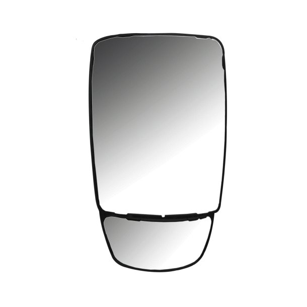 232 x 382 mm. spejl med konveks glas (R1200/R300)