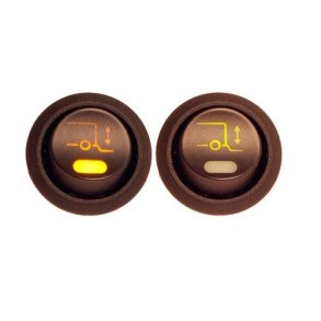 Vippekontakt, baggrundsbelyst, 12/24v, bagsmkslift