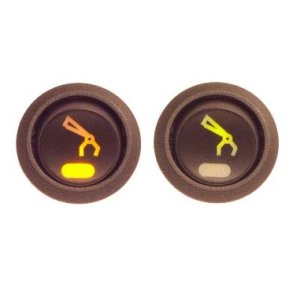 Vippekontakt, baggrundsbelyst, 12/24v, kran-symbol