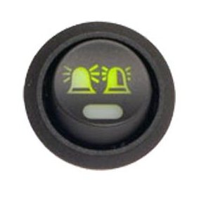 Vippekontakt, baggrundsbelyst, 12/24v, natsnkning, 