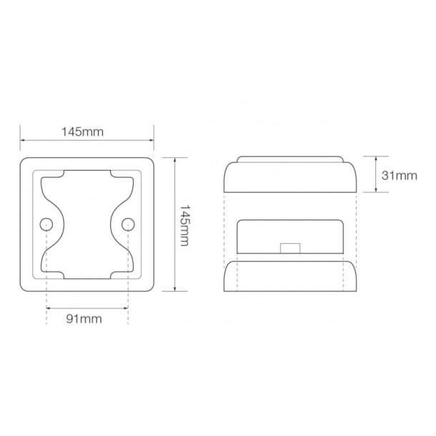 Chrome ramme for 125-serien