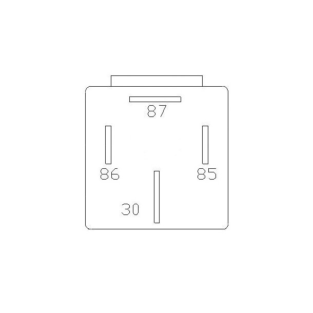 Hj effekt rel 12V 70A 87