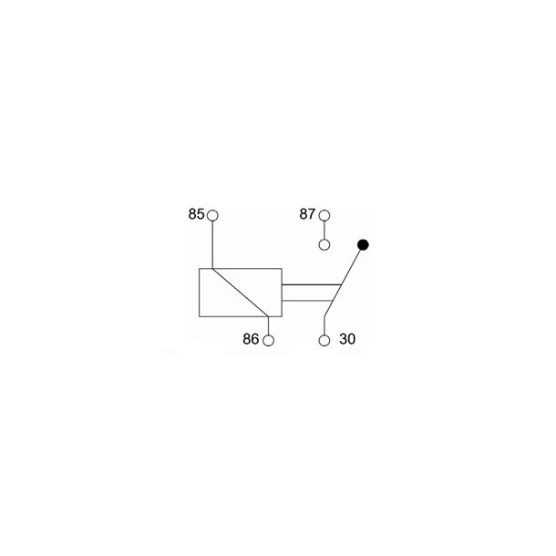 Hj effekt rel 24V 40A 87