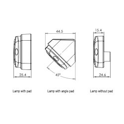 WAS 1501 arbejdslygte/Scenelight til pbygning