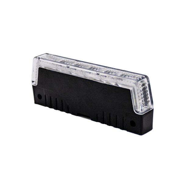 180 gr. Supplerende blink, 12 LED, gul, klart glas, R65, 3 meter kabel med natsnkning.