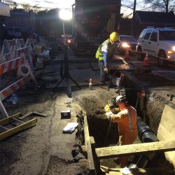 Transportabel scenelight m/indbygget Li-ion batteri, 7000 Lumen, 360 graders belysning