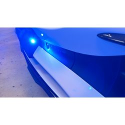 OctaFit, st &aacute; 4 stk, 12-24V, R65, Gul LED, klart glas 