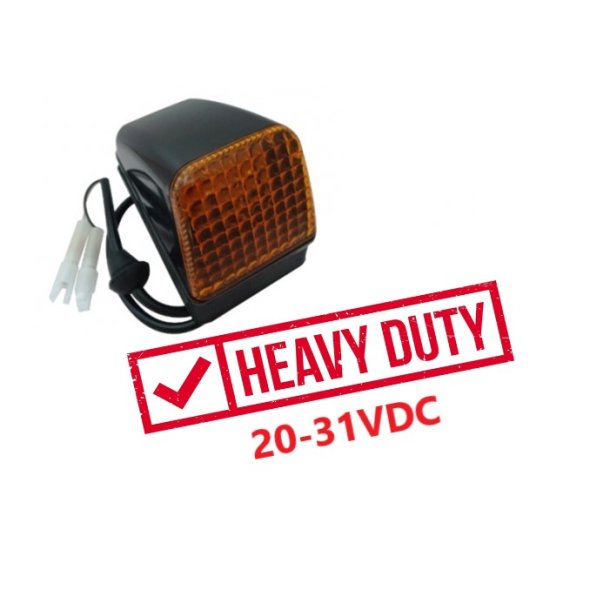 FH Toplys, Gult glas, led, 20-31v. Heavy Duty model 