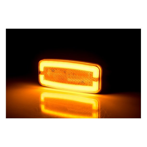 Markeringslygte, Neon,12/24V, Gul
