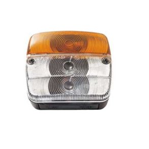 Positions-/blinklygte 108 x 108 x 52 mm. venstre/hjre 