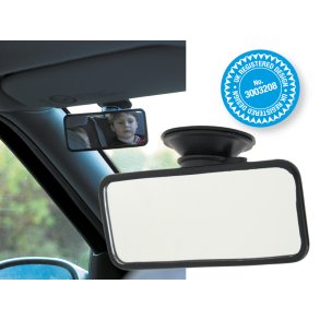 Overvgningsspejl, konveks med sugekop