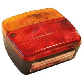 Baglygte 108 x 103 x 52 mm., bulkpakket