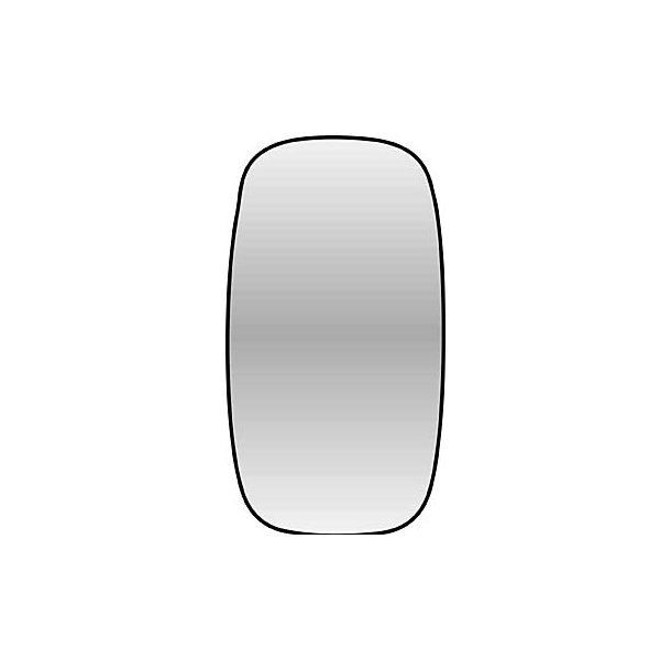 140 x 250 mm. Konveks spejlglas (R1400) 