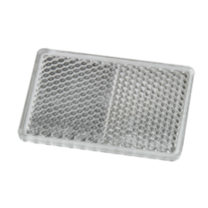 Refleks, 38 x 56 mm. Hvid, stk.