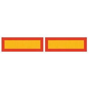 Refleksplanke anhnger 565 x 195 mm. selvklbendeklb EC70.01