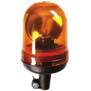 Rotorblinklygte flex stangmontering 12V GUL