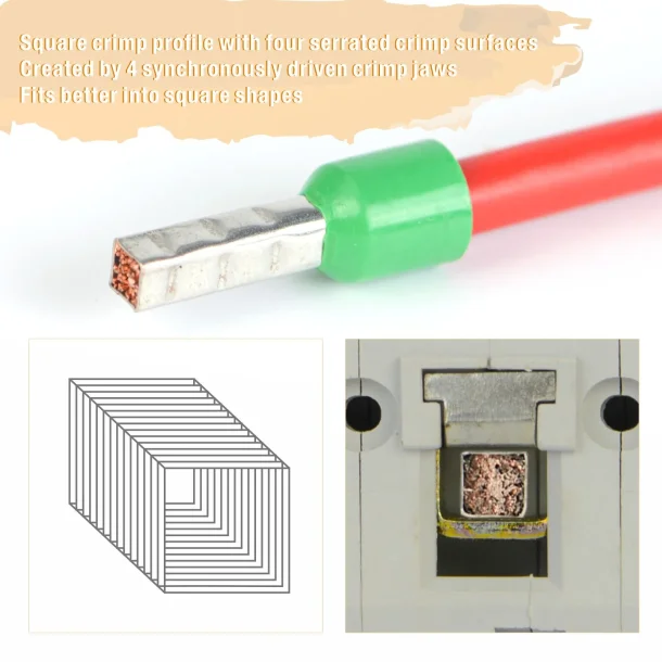 Klemmetang til 6-16mm terminaler og tyller