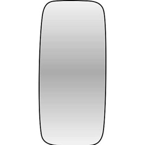 169 x 355 mm. Konveks spejlglas