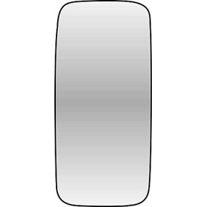 175 x 364 mm. Konveks spejlglas 24V