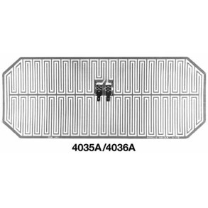 159 x 340 mm. Varmelegeme 12V / 35W