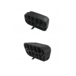 Mini LED Scenelight/arbejdslampe, 9 W, 810 lm, 10-30 V, inkl. 2 monteringsplader.