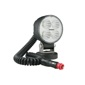 VCO 1500 Lumens, 35gr. RUND 4-LED, 12/24v, 8m ledning/stik/magnet NEODYMIUM