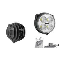 LED arbejdslampe, 35 gr, IP68, 1500 Lumen 12/24V til indbygning