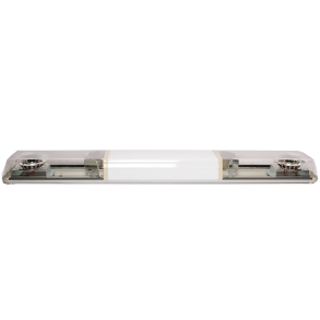 Lysbro, 60 Serie, 2 Halo LED moduler, hvidt midterfelt, 24V, 1372mm, R65.