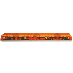 Lysbro 60-serie, gul glas, 4 roterende enheder, 3 spejlmoduler, 12 V, R65, 1212 mm