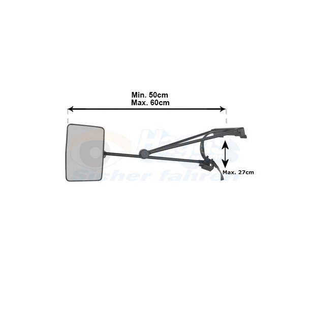 SEKUNDO 2 skrmspejle , par konveks