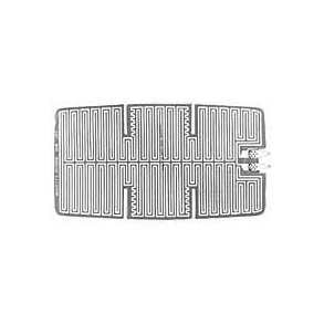 175 x 315 mm. Varmelegeme 24V / 30W