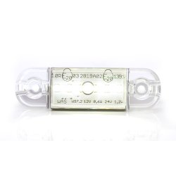 Positionslygte 6 LED slim hvid 9-36V (hvid)