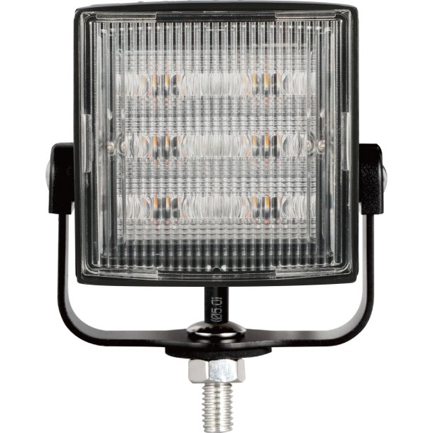 Kompakt LED blink, klart glas/gul blink, 12/24V, 6 led