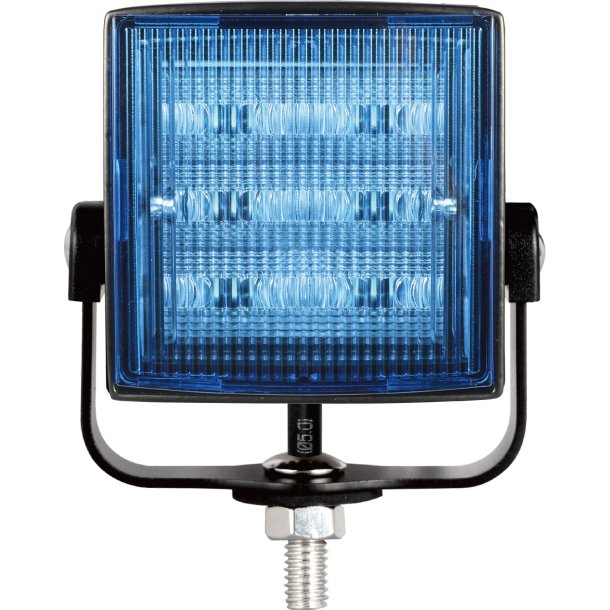 Kompakt LED blink, bl�t glas/bl� blink, 12/24V, 6 led