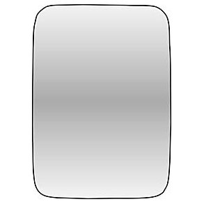 213 x 299 mm. Konveks spejlglas